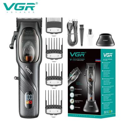 Professional Salon Hair Clipper High-end Men's Hair Clipper Shaver with Powerful and Long-lasting Battery Life Stainless Steel with Digital Display