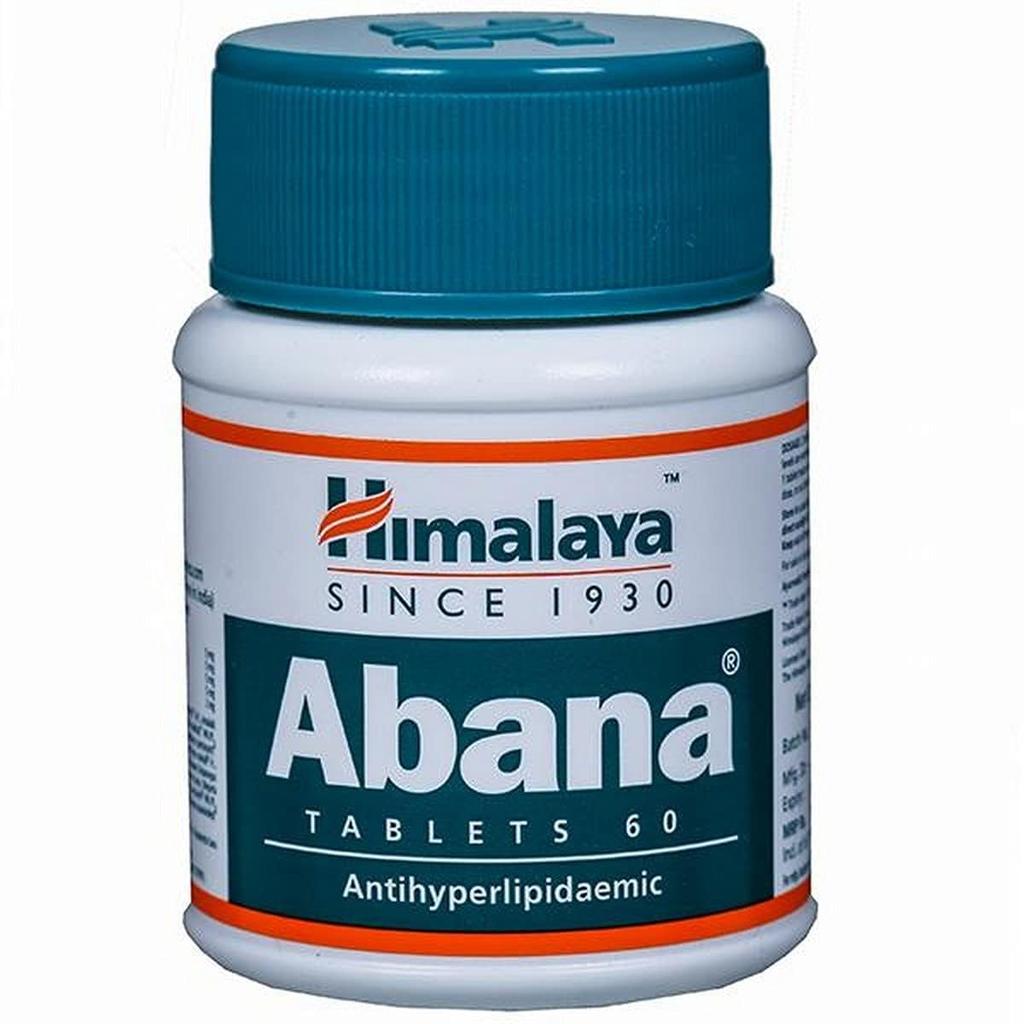 Himalaya Abana Antihyperlipidaemic Herbal Supplement 60 Tablets Pack Natural Heart Support
