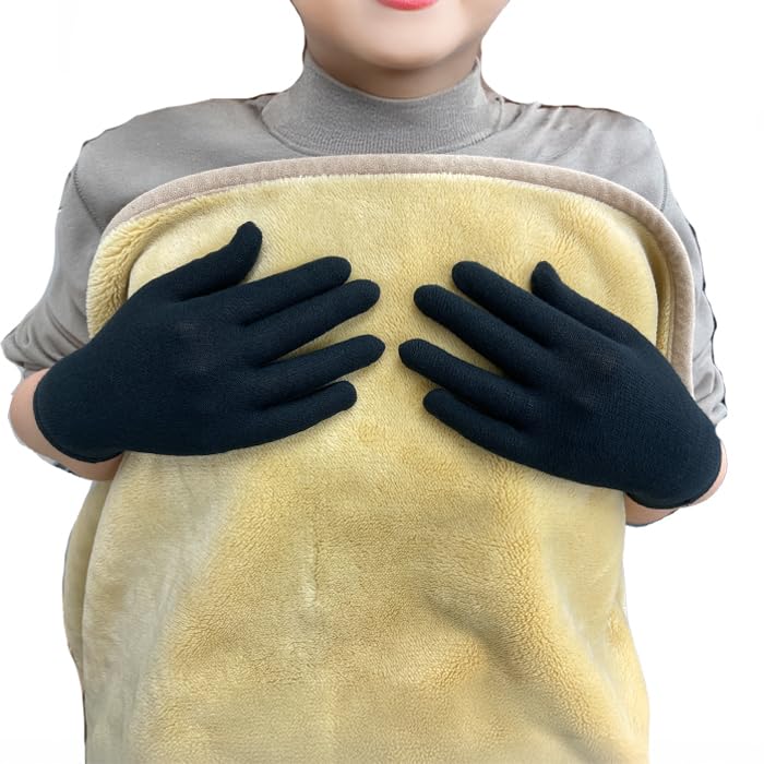 

Sleep Gloves Sizes Prevents Promotes Deep Atopic Skin Gentle on No No Sensitive Antibacterial and Prevents Skin and Helps You Sleep Well [Nanomix] чёрный