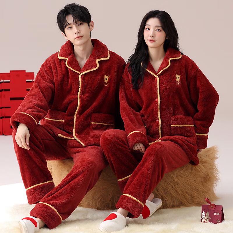 Теплый комплект пижамы для пары OEING M