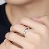 S925 Sterling Silver Magic Ring - Unisex European Retro Style, Lord of the Rings Inspired, Smooth Surface Couple Ring