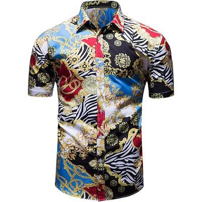 Outdoor Streetwear Men's Fashion Shirts Doodle Patterns Printed Men's Shirts Casual Daily Men's and Women's Shirt