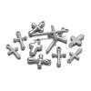 5pcs Stainless Steel 18k Pvd Gold Plated Cross Charms Pendant for DIY Jewelry Boho Necklace Earrings Making Bracelet Supplies
