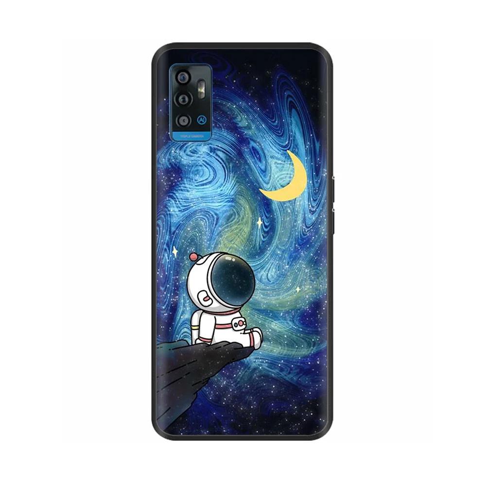 For ZTE Blade A51 Case BladeA71 Stylish Painted Silicone Soft Protector Back Cover For ZTE Blade A71 A7030 BladeA51 Phone Cases