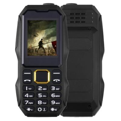 W2025 Triple Proofing Elder Phone, Waterproof Shockproof Dustproof, 5800mAh Battery, 1.8 Inch, 21 Keys, LED Flashlight, Dual SIM