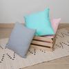 Pillowcase 40x40 cotton jersey knit, dark navy blue