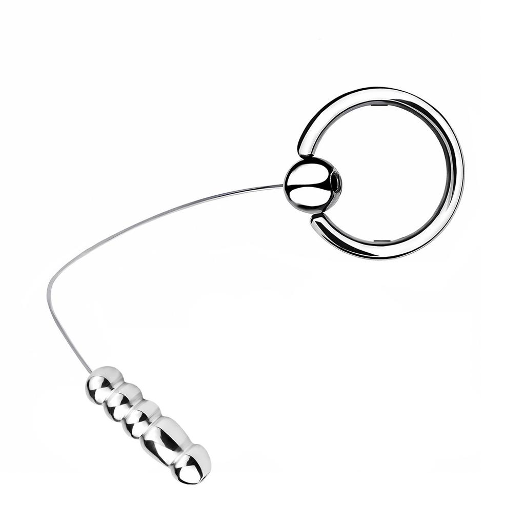 Men's Prostate Beads Massager Stainless Steel Anal Plug Metal Hollow Sex Toys Masturbator BDSM