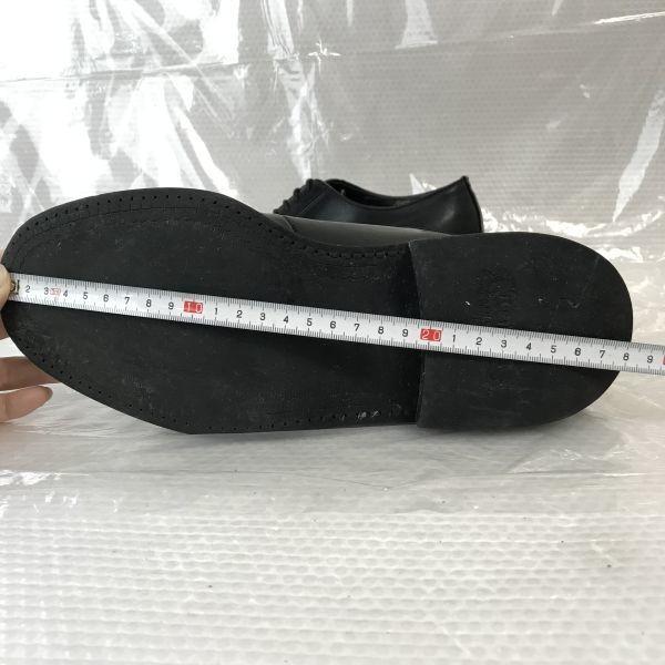 The Kenford Leather Plain Toe Shoes [24.5/Black] Business Dress Shoes(USED)