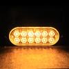 12LED 12V 24V Strobe Light Auto Truck Trailer Flashing Emergency Warning Beacon Lamp Grille Car Side Flash Amber Traffic Light