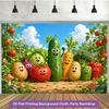 2D Flat Backdrop1pc Polyester Banner Decor For Living Room Bedroom Office Birthday Anniversary Decor Party Backdrop