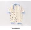 Nation's Top-Selling: Antibacterial Cotton Baby Bodysuit for Spring & Autumn - Long Sleeve, Perfect for Crawling & Home Wear.