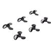 6pcs RC Boat Propeller 36mm Diameter 4mm Hole Diameter 3 Fan Leaves Remote Control Boat Propeller Black RC Boat