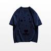 2025 Summer Women's Heavyweight Cotton Straight Shoulder Loose Half Sleeve T-Shirt