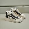2024 Women's Korean High-Top White Winter Sneakers, Thick-Soled and Warm for Students, Style XX-12261-1
