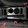 For Volkswagen VW T-Cross 2018-2026 2026 2026 LHD Center Water Cup Holder Panel Decorative Frame Cover Trim Sticker Steel Acc.