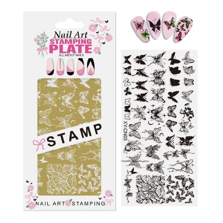 Long Lasting Metal Nail Design Stamp Reusable Template With Detailed Embossing For Gel And Regular Polish Users