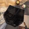 Ladies Summer Thin Sexy Lace Comfortable Breathable Antibacterial High Elastic High Waist Briefs
