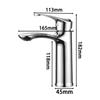 Universal Hot and Cold Basin Faucet for Bathroom Sink and Cabinet