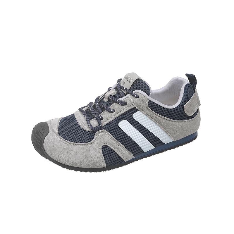 Retro color matching flat-bottomed German training shoes for women's 2025 new breathable mesh comfortable and light sports and leisure Forrest Gump sh