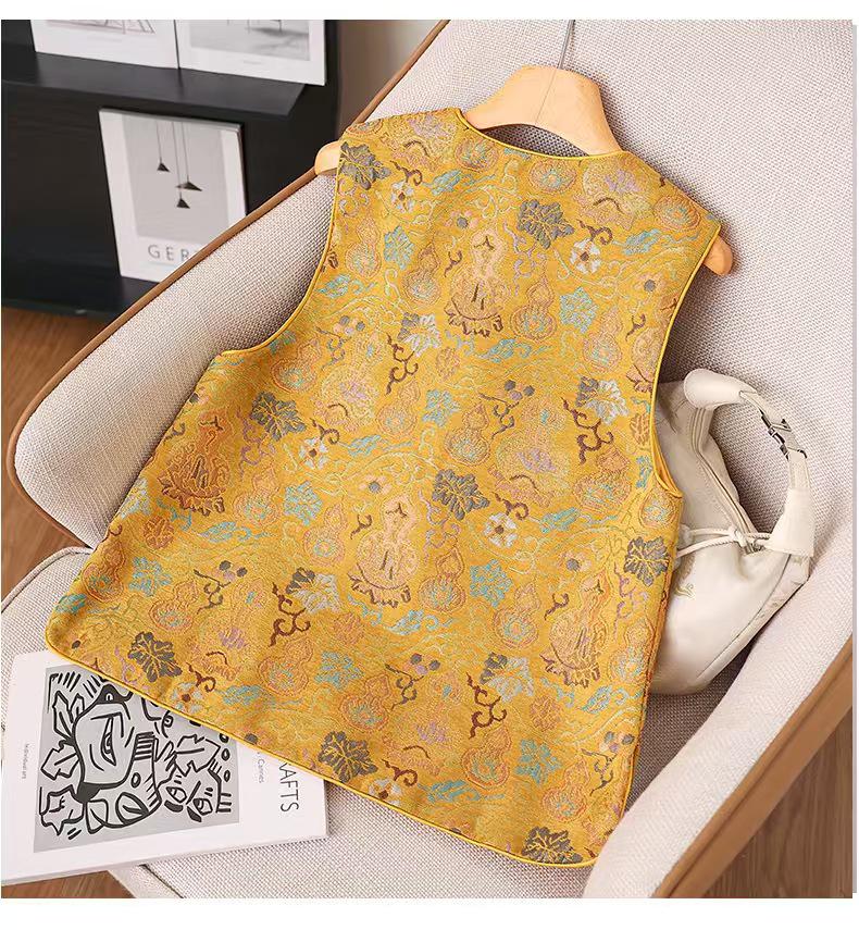 Elegant Retro Chinese-Style Women's Vest