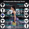 Shoulder Massage Muscle Massage Gun Electric Fascia Massage Machine High Frequency Back Waist Body Massage with Extended Handle