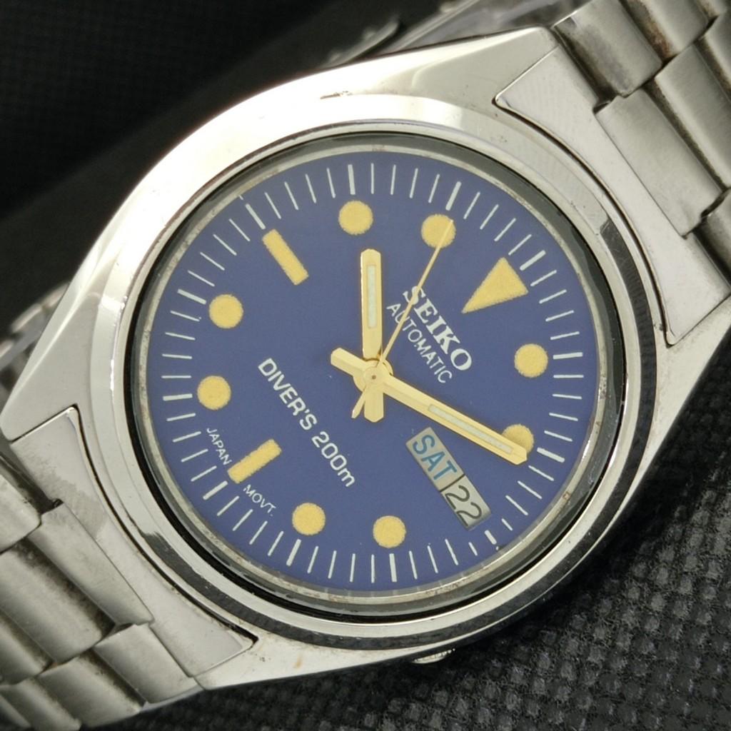 

Б/У винтажные часы SEIKO 5 AUTOMATIC 7009A JAPAN MENS D/D BLUE WATCH 597-a312915-2 SKU597-a312915