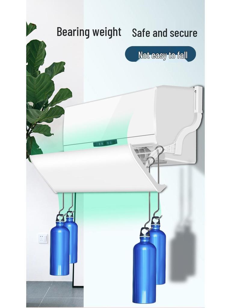 Universal Wall-Mounted Air Conditioner Wind Deflector for Cooling and Windproofing