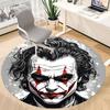 1 ks Kulatý koberec Joker Klaun do kanceláře, pod kancelářské židle, do ložnice, obývacího pokoje, domácí dekorace, dekorace místnosti, k dispozici v různých velikostech