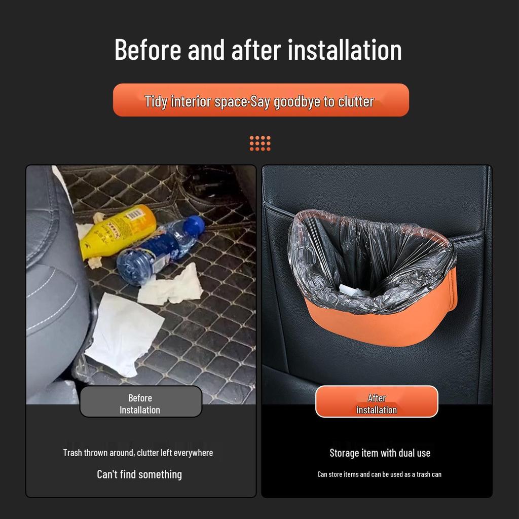 Multifunktionale Autoaufbewahrungsbox & Mülleimer für alle Jahreszeiten - Autoinnendekoration