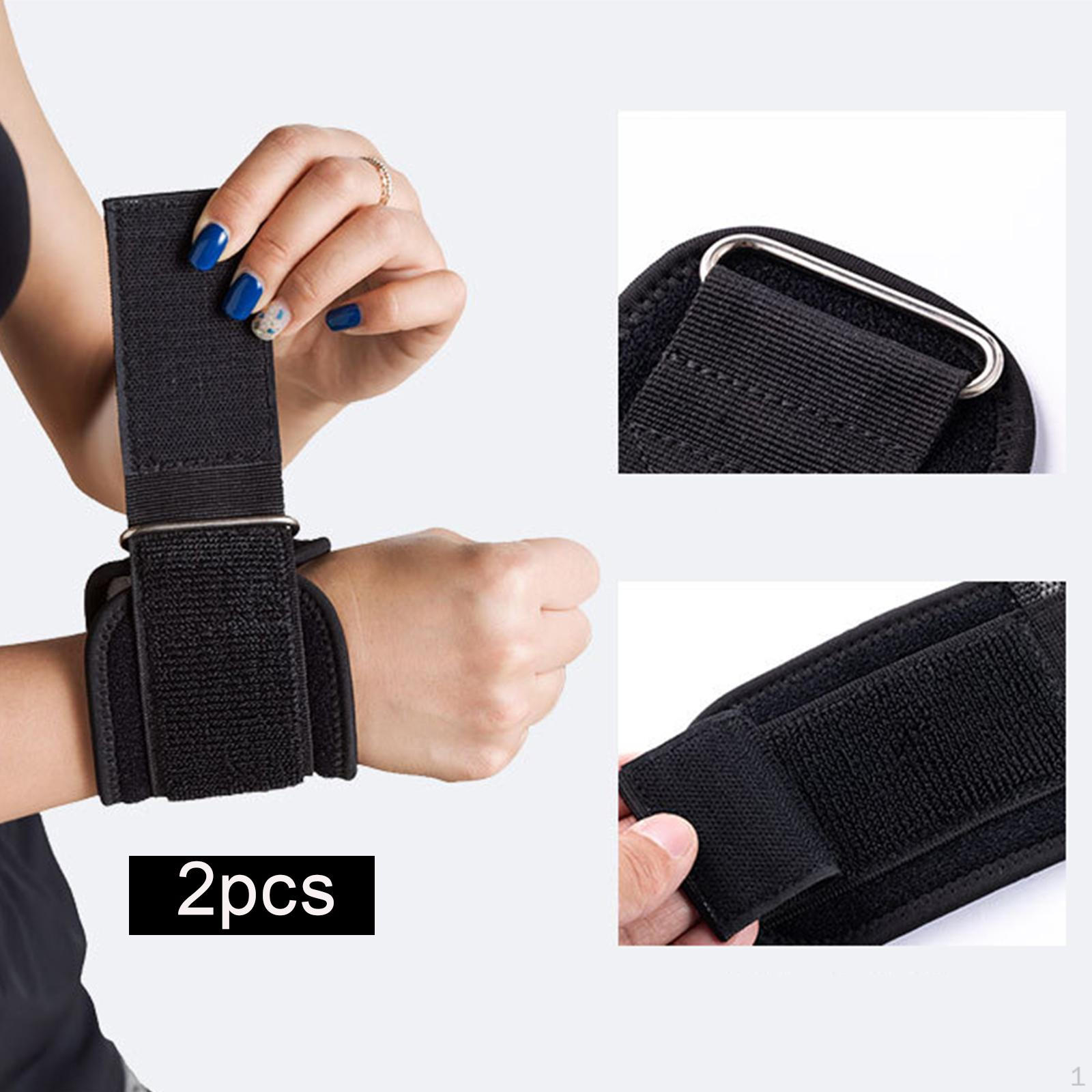 

2Pcs Weight Lifting Straps, Wrist Wraps Palm Protectors for Powerlifting Workout