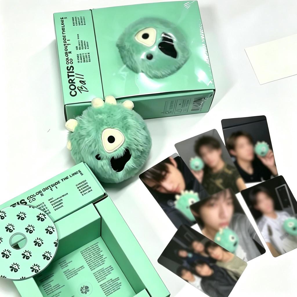Cortis‑Theme Fabric Plush Toy, Collectible Stuffed Doll With Bonus Gift Card For Fans