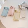 Small fresh polka dots are suitable for Apple 17pro mobile phone case 17promax anti-drop case 16 large window case 15.