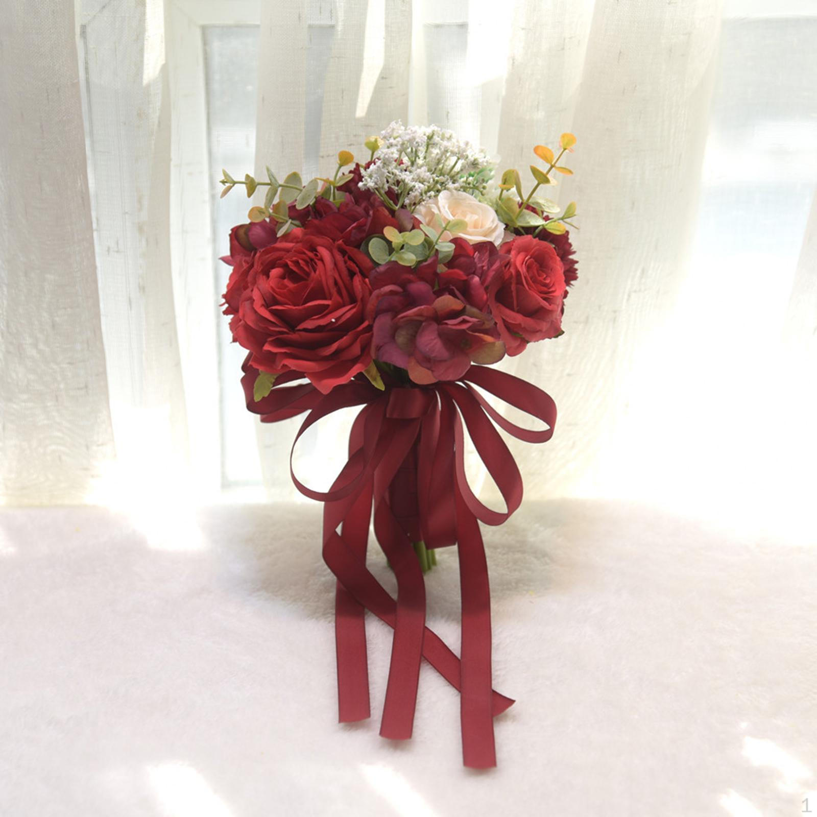 

Искусственный для свадебной церемонии и домашнего декора красный