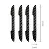 Carbon Fiber Look Car Door Protective Sticker Stripcar Body Rearview Mirror  Edge Anti-Collision Protector Anti-Scratch Stickers