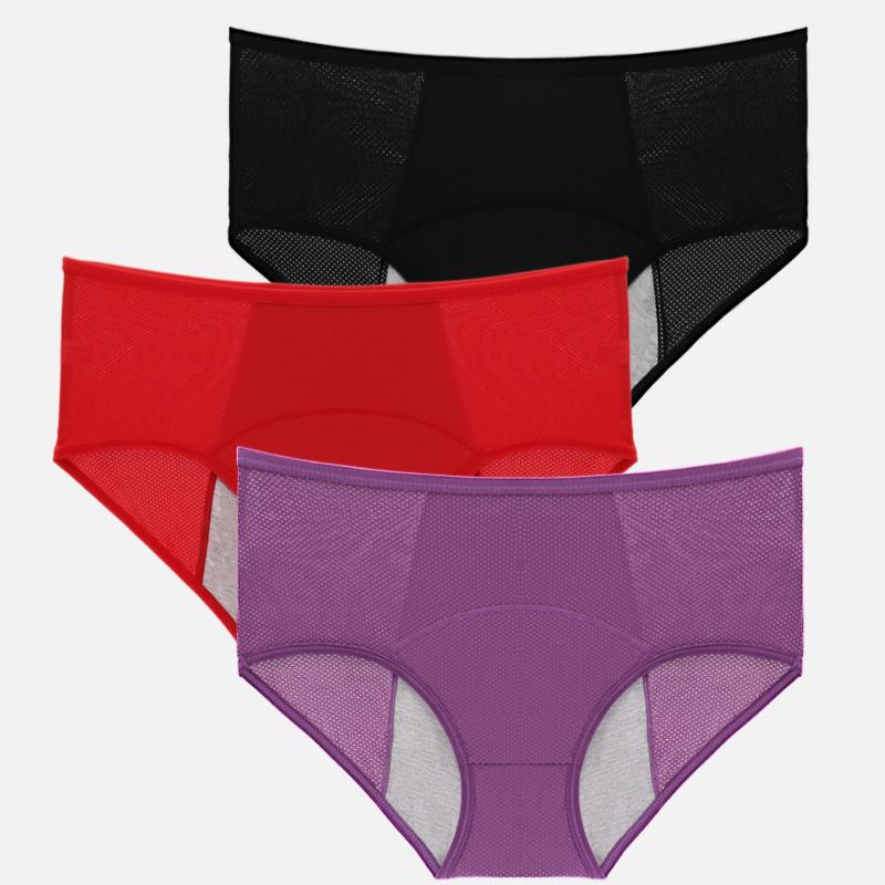 Dámské menstruační prodyšné kalhotky Antibakteriální Pohodlné Nepropustné kalhotky Fyziologické kalhotky