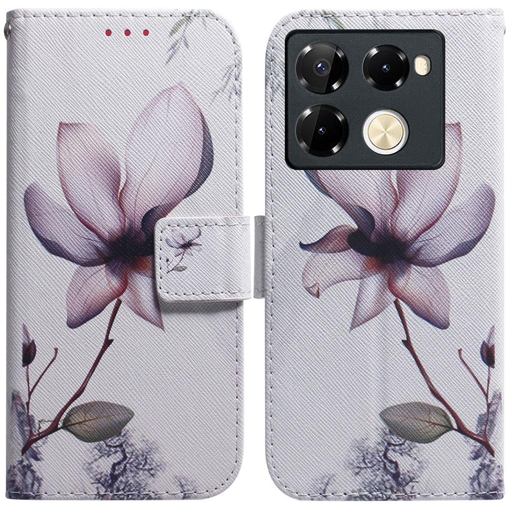For Infinix Note 40 Pro 5G/40 Pro+ Leather Case Pattern Print Wallet Phone Cover