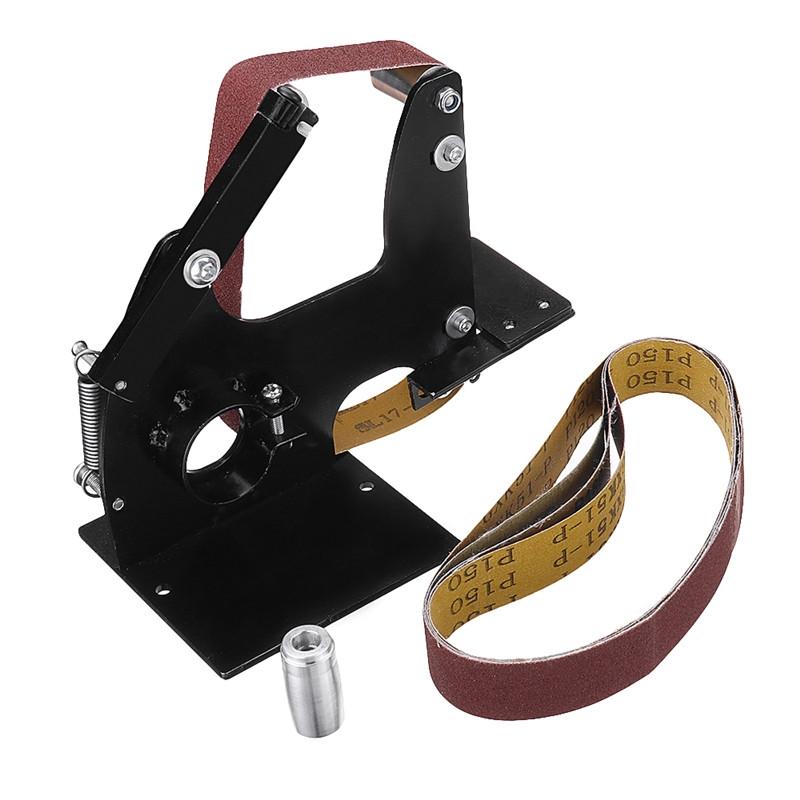 Dřevoobráběcí elektrická úhlová bruska pásová bruska kov dřevo brusný pás adaptér pro 100 úhlovou brusku leštění kovu 543x30mm