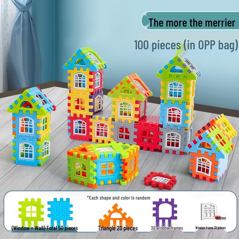 PlayHouse Blocks: Large 3-Year+ Building Set for Boys & Girls