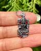 925 Sterling Silver Devi Lakshmi Laxmi Pendant Jewelry, Handmade, Handcrafted, Saraswati Pendant, 4.2 Gm, Hindu Goddess, Oxidized Jewelry