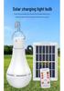 9W Solar USB Rechargeable Light Bulb with 3-Level Dimming, Timer, and Emergency Night Light