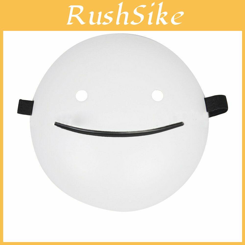 Mască Minecraft Dream Smp Halloween Zâmbet Alb- Material PVC Perfectă Pentru Cosplay Și Sărbători