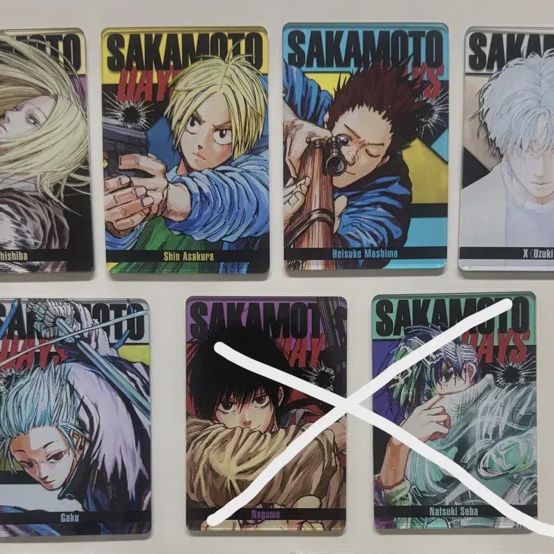 

Sakamoto Days Сакадэи Сисиба Син Хэйсукэ Удзуки Гаку Значок-наклейка