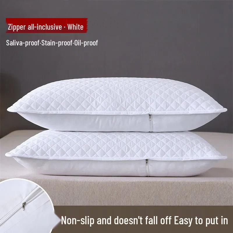 Taie d'oreiller anti-transpiration et anti-acariens: Anti-Huile & Tache, Couche Nano Isolante Protectrice pour Hommes & Femmes.
