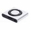 MP3 Player Portable Music Player with HiFi Sound Built in HD Speaker Aluminum Alloy Rechargeable Support Earphone with