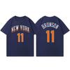 Jalen Brunson 11 Sweatshirt Jersey Tshirt New York Team 2026 New 100cotton Unisex Basketball Fashion Sports Breathable Shirt Tee