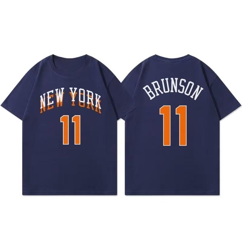 Jalen Brunson 11 Sweatshirt Jersey Tshirt New York Team 2026 New 100cotton Unisex Basketball Fashion Sports Breathable Shirt Tee