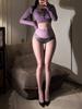 Sexy Women 5D Thin Seamless Elastic Oil Glossy Shiny Sockings Sheer See Through Tights Open Crotch Maid Shaping Pantyhose