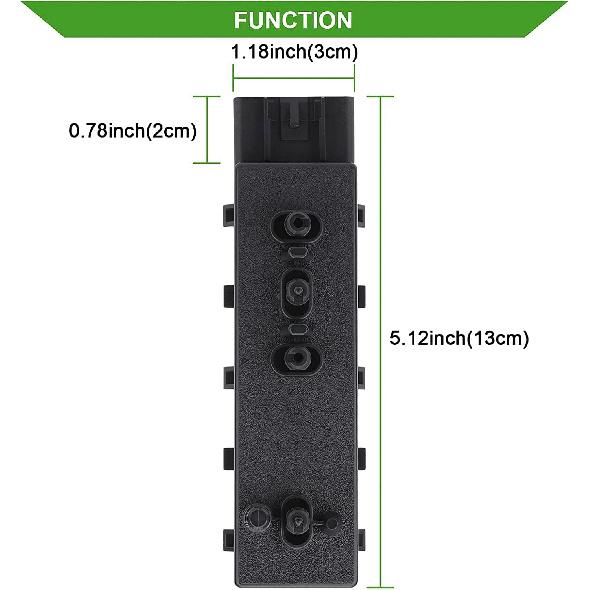 Power Seat Switch Recliner Tilt Adjust Control 8 Ways Front Left Driver Side Compatible With Chevrolet Chevy Camaro/Equinox/Malibu