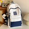 School Bag for Children, Elementary School Students, Girls, Junior High School Students, Contrasting Colors, Middle School Students