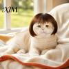 Small Pet Party Accessory Bob Wig, Funny Cat Wig with Adjustable Elastic Band, Soft Breathable Strap Headpiece Mesh, Cute Cosplay for Dogs And